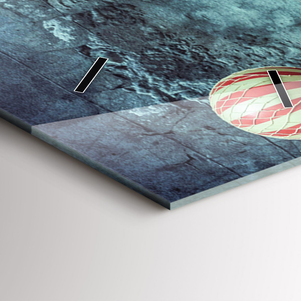 Vertikale Uhr Luftballons