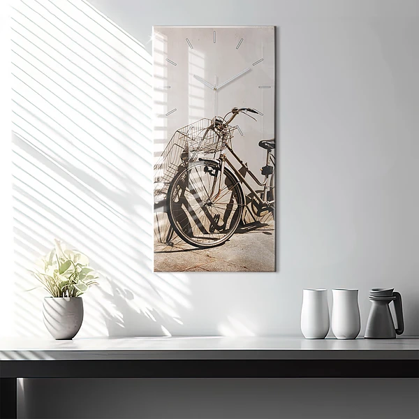 Vertikale Uhr Italienisches Fahrrad