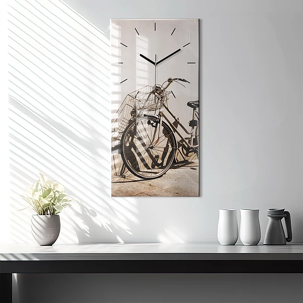 Vertikale Uhr Italienisches Fahrrad