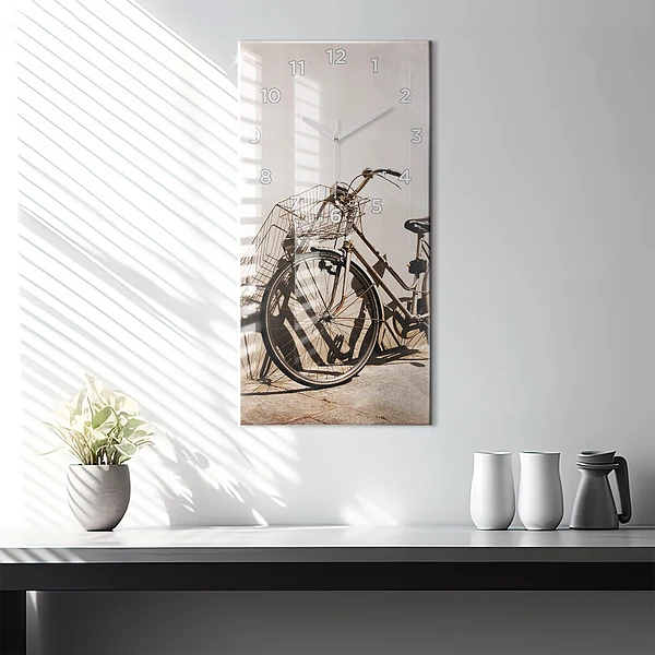 Vertikale Uhr Italienisches Fahrrad