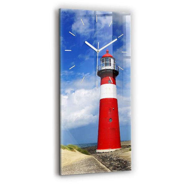 Vertikale Uhr Leuchtturm