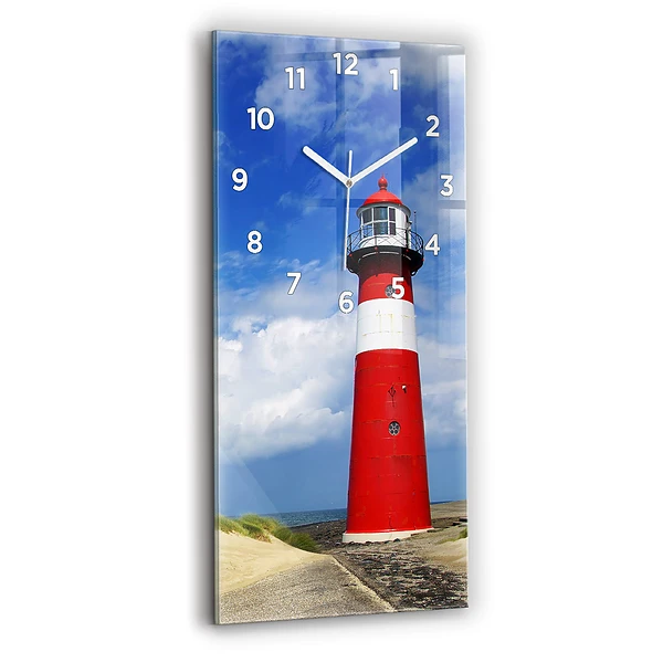 Vertikale Uhr Leuchtturm