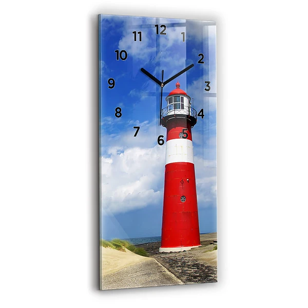 Vertikale Uhr Leuchtturm