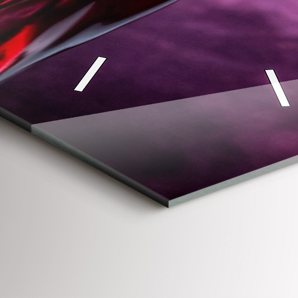 Vertikale Uhr Weinglas