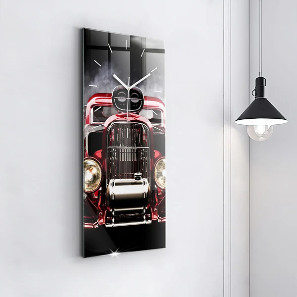 Vertikale Uhr Alter Oldtimer