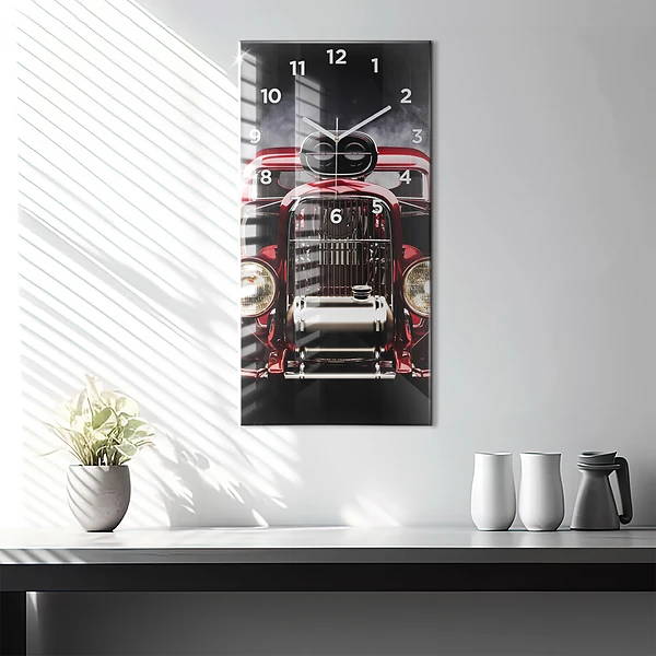 Vertikale Uhr Alter Oldtimer