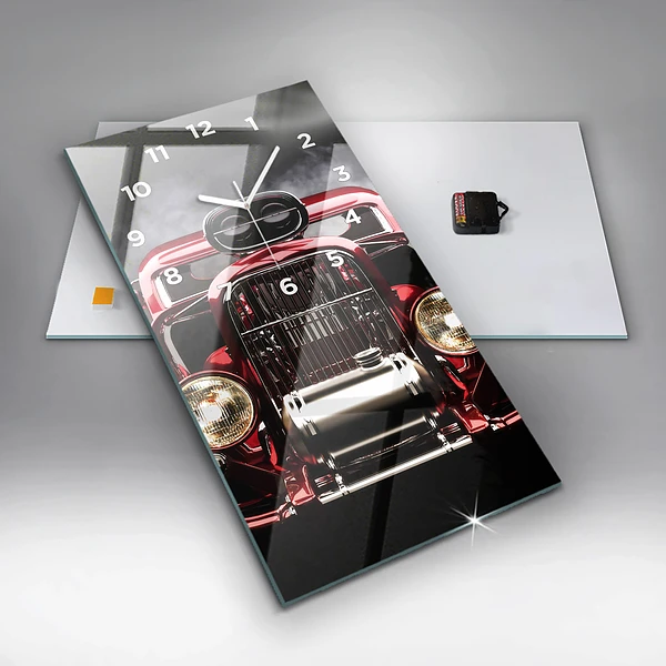 Vertikale Uhr Alter Oldtimer