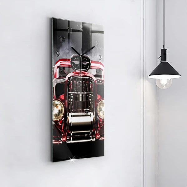Vertikale Uhr Alter Oldtimer