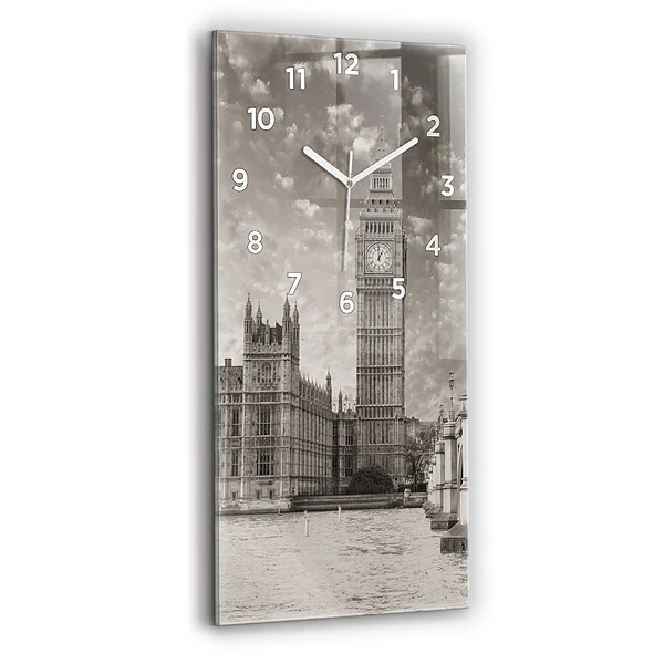 Vertikale Uhr London England Big Ben