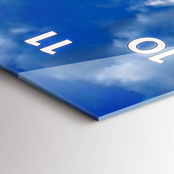 Vertikale Uhr Frankreich Eiffelturm