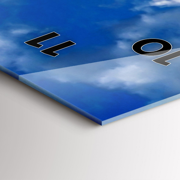 Vertikale Uhr Frankreich Eiffelturm