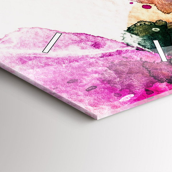 Vertikale Uhr Abstraktes Gesicht einer Frau