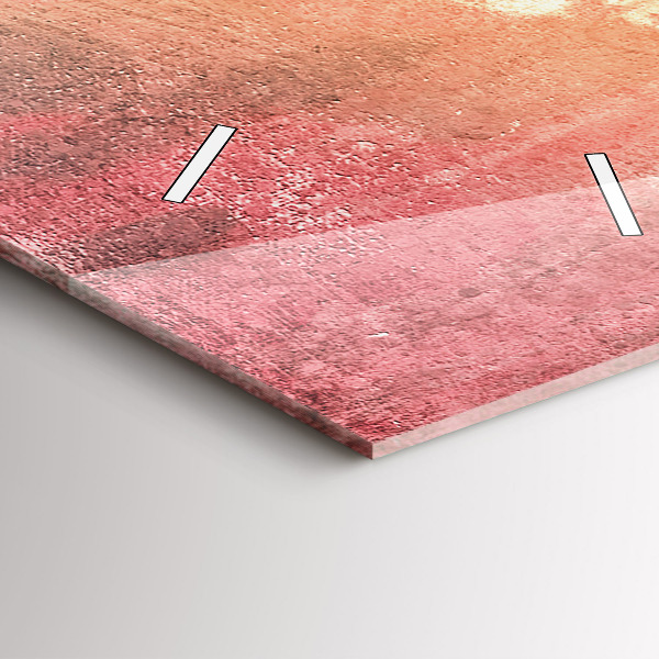 Vertikale Uhr mit motiv Junges verliebtes Paar