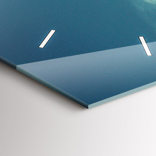 Vertikale Uhr mit motiv Auto mit Surfbrett