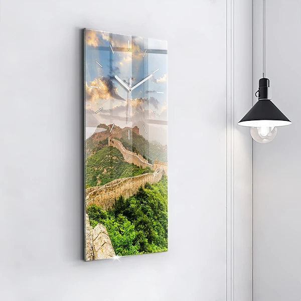 Vertikale Uhr mit motiv Große Mauer von China