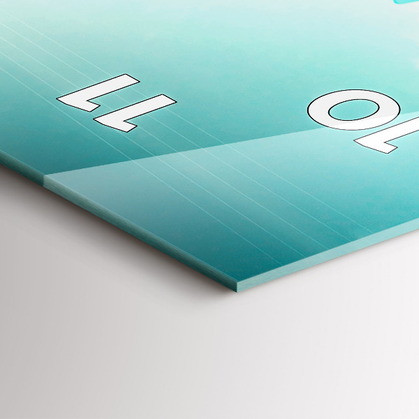 Vertikale Uhr Auto mit Surfbrett