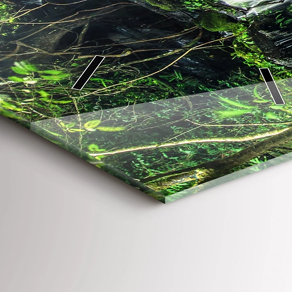 Vertikale Uhr mit motiv Wasserfall Thailand