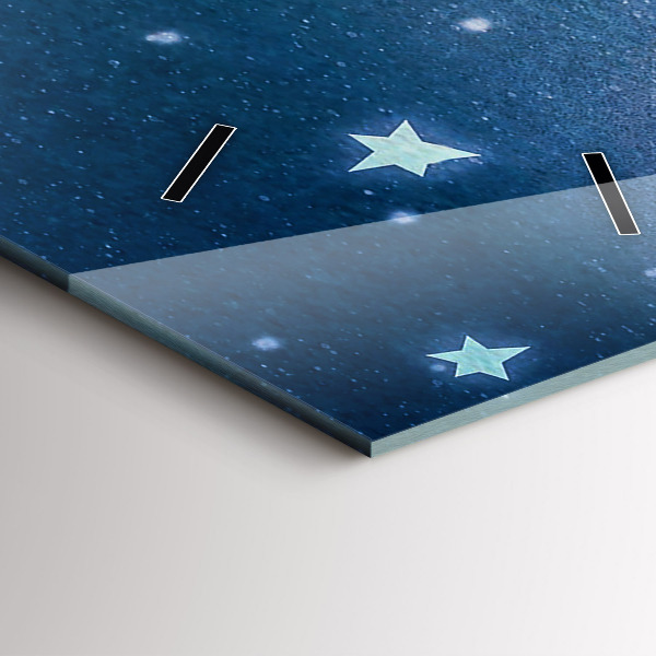 Vertikale Uhr Mädchen auf dem Mond