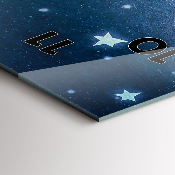 Vertikale Uhr Mädchen auf dem Mond