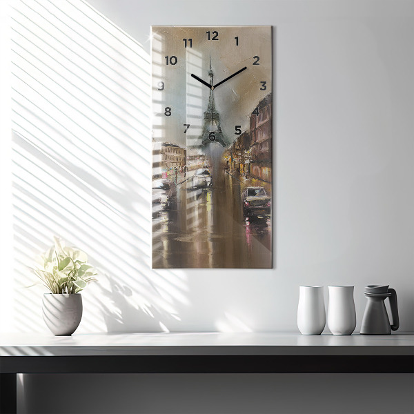 Vertikale Uhr Stadt Paris