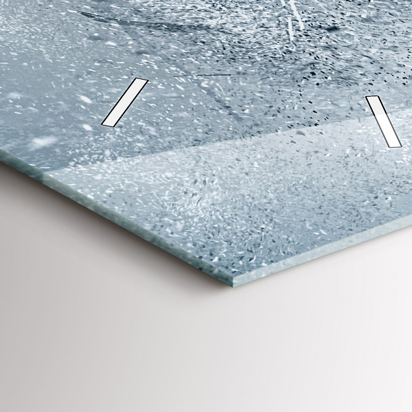 Vertikale Uhr Laufender Mann