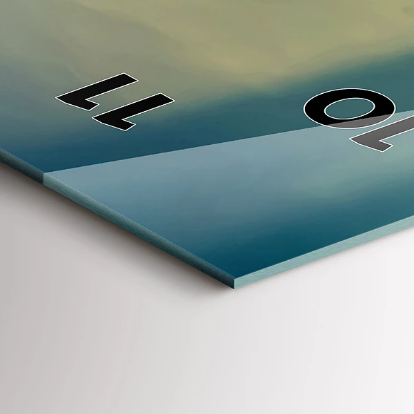 Vertikale Uhr mit motiv Leuchtturm am Meer