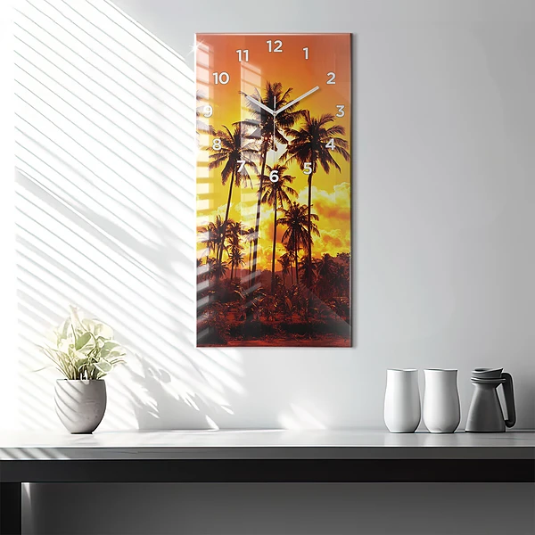 Vertikale Uhr mit motiv Thailand Strand Klong Prao