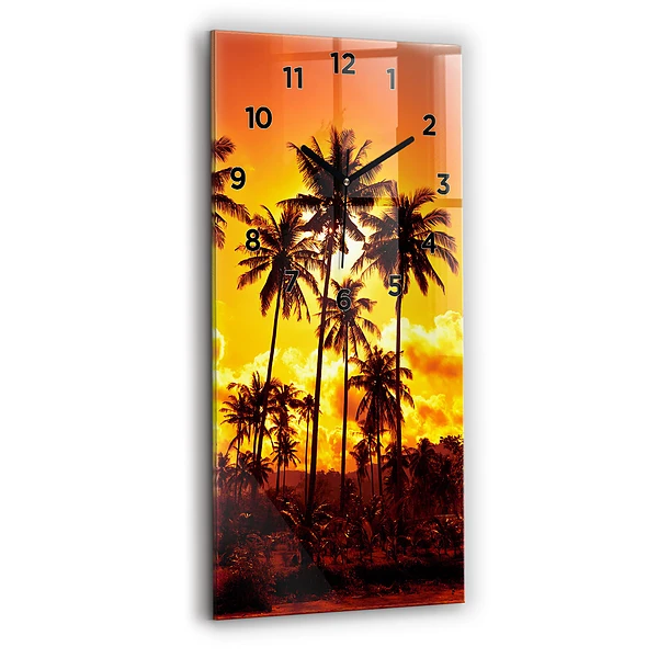 Vertikale Uhr mit motiv Thailand Strand Klong Prao