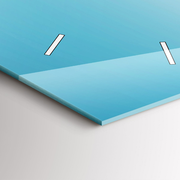 Vertikale Uhr Fliegende Insel