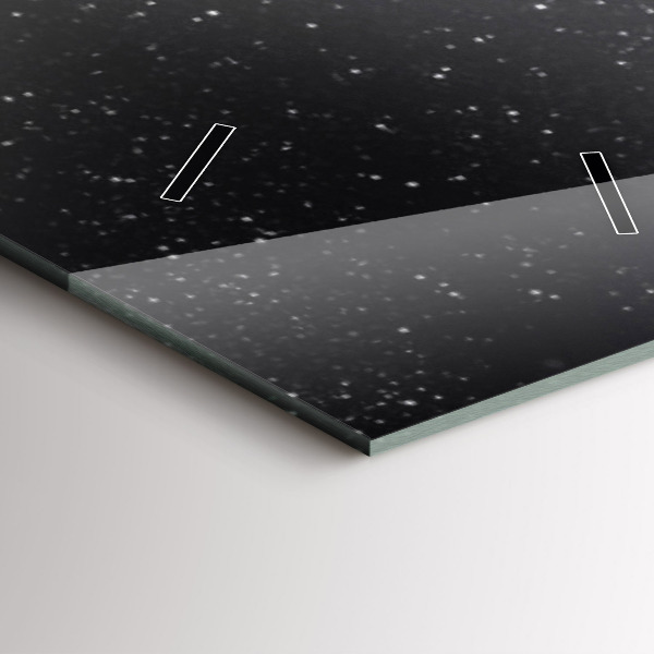 Vertikale Uhr mit motiv Kosmos Planeten