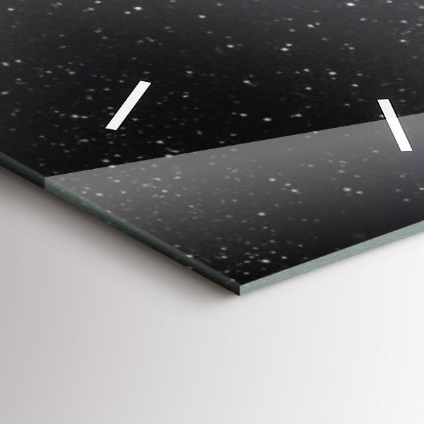 Vertikale Uhr mit motiv Kosmos Planeten