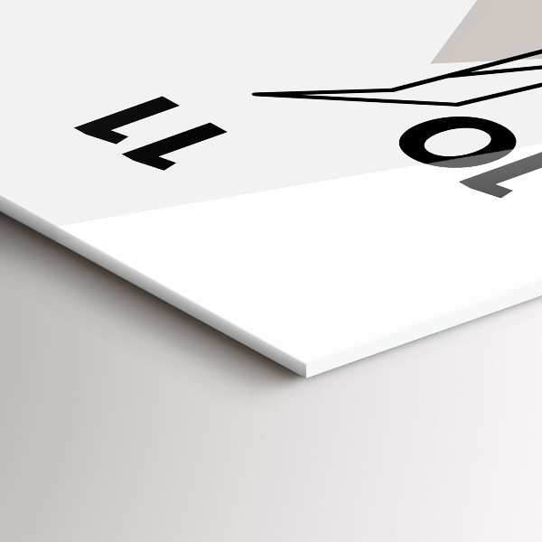 Vertikale Uhr mit motiv Rentier skandinavischer Stil