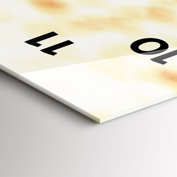 Vertikale Uhr Pflanze in getrockneter Erde