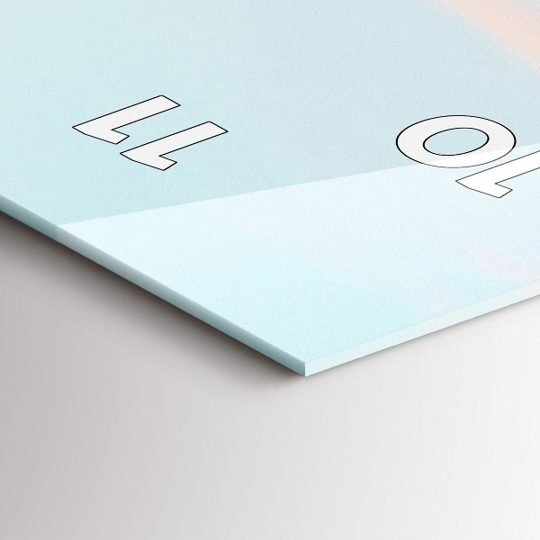 Vertikale Uhr Bergkette im Winter