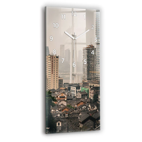 Vertikale Uhr mit motiv Alte Stadt in Chongqing