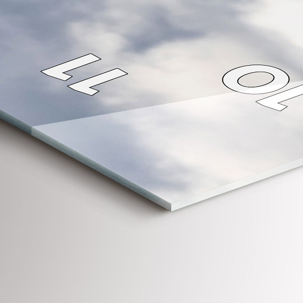 Vertikale Uhr Ziege im Aosta-Tal