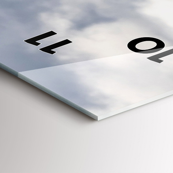 Vertikale Uhr Ziege im Aosta-Tal