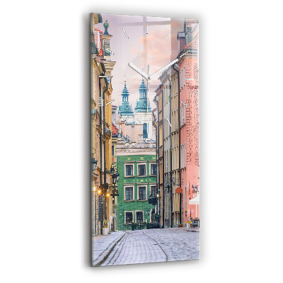 Vertikale Uhr Alte Stadt in Warschau