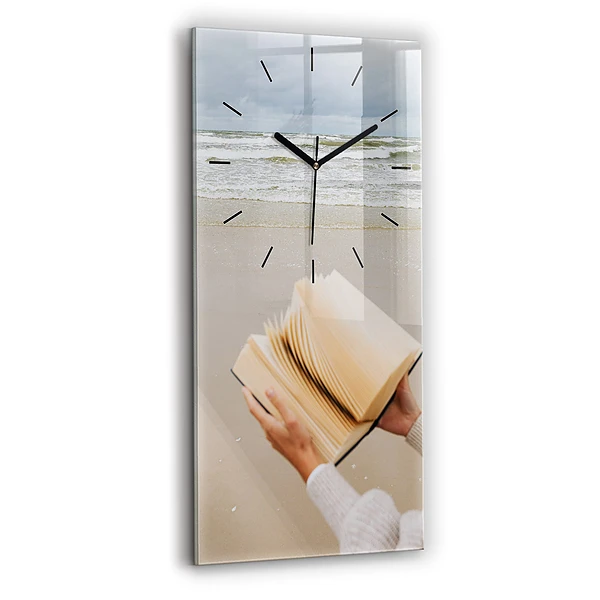 Vertikale Uhr Ein Moment mit einem Buch