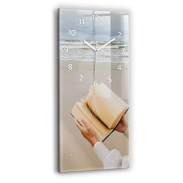 Vertikale Uhr Ein Moment mit einem Buch