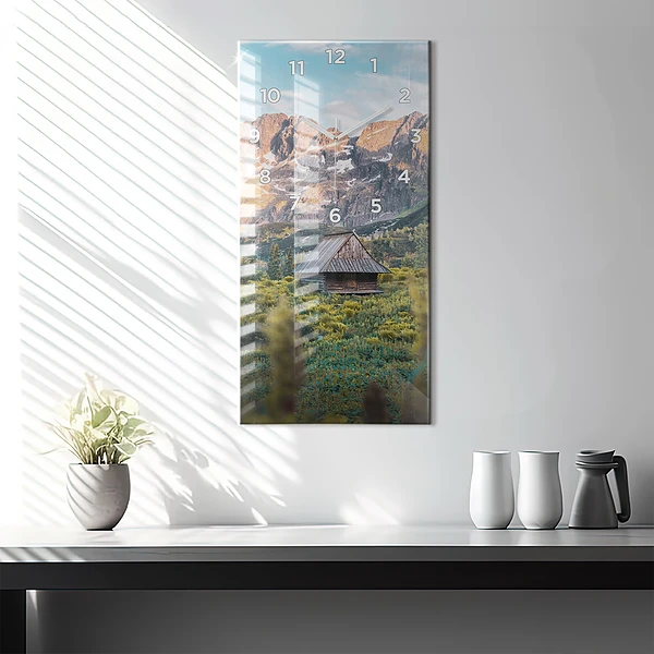 Vertikale Uhr Hütte im Tatra-Gebirge