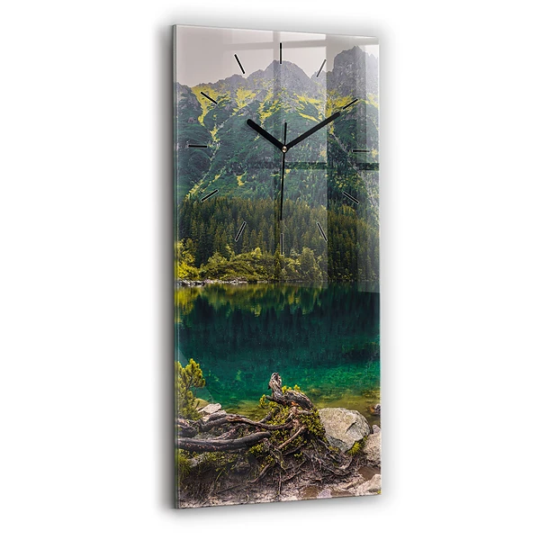 Vertikale Uhr mit motiv Morskie Oko im Tatra-Gebirge