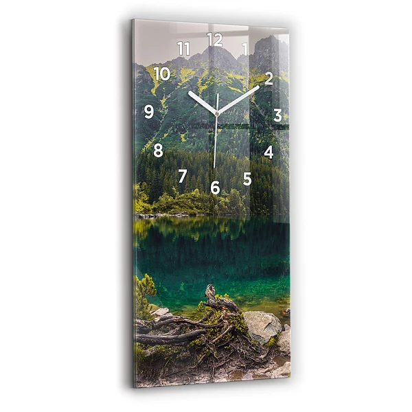 Vertikale Uhr mit motiv Morskie Oko im Tatra-Gebirge