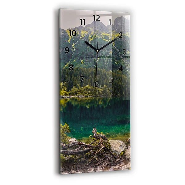 Vertikale Uhr mit motiv Morskie Oko im Tatra-Gebirge
