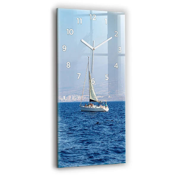 Vertikale Uhr Yacht auf Teneriffa
