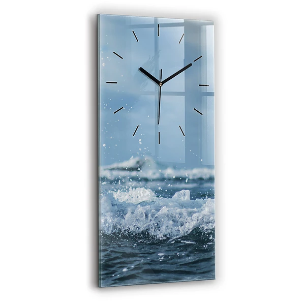 Vertikale Uhr mit motiv Wellenfotografie