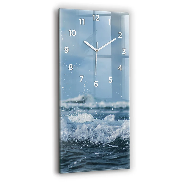 Vertikale Uhr mit motiv Wellenfotografie