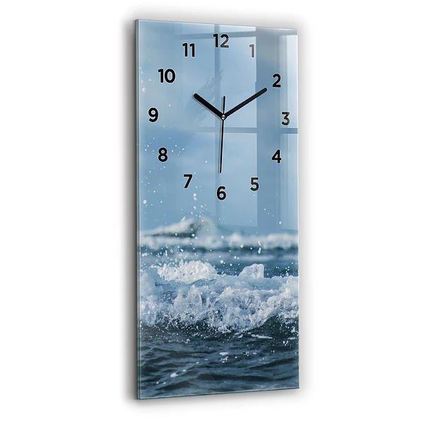Vertikale Uhr mit motiv Wellenfotografie