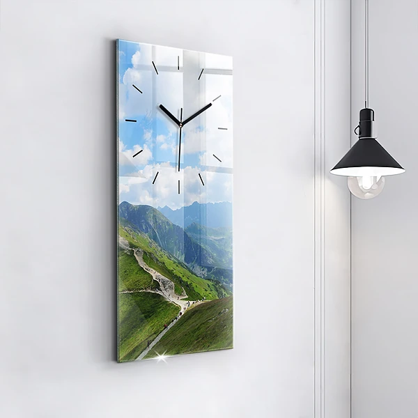 Vertikale Uhr mit motiv Kasprowy Wierch Zakopane