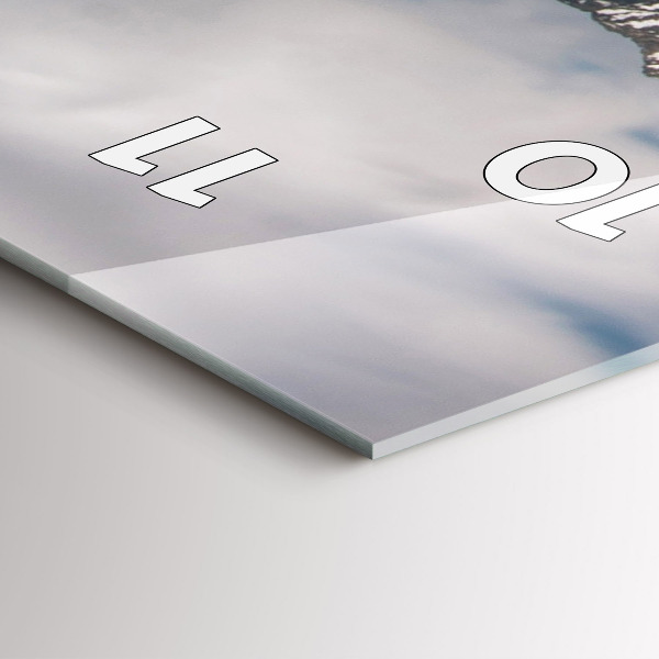 Vertikale Uhr Hohe Tatra in der Slowakei